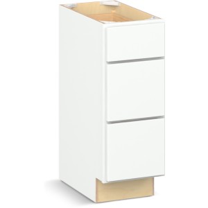 Reliabilt Parkstone II Reliabilt Parkstone II Brilliant White Vanity Cabinet, ADA Compliant, 12-in, 3 Drawers - 641154 | Lowe's Pro Supply